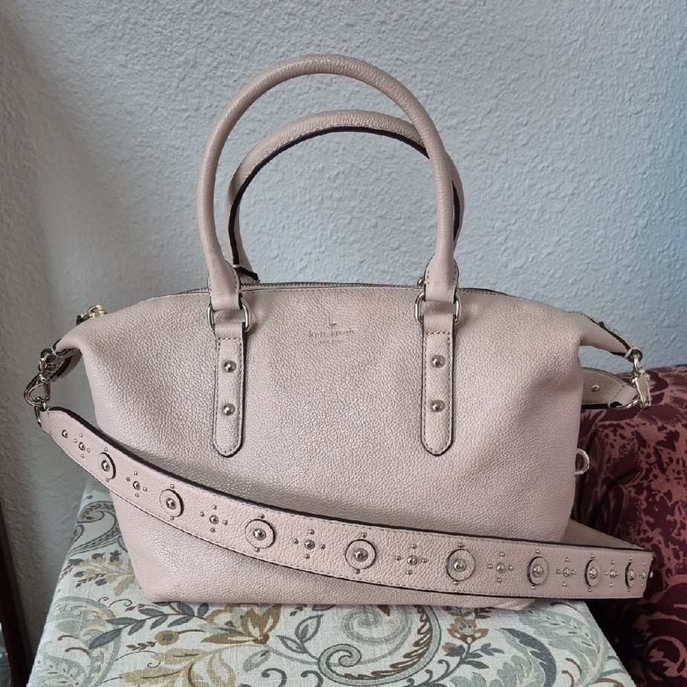 Kate Spade Larchmont Avenue Layla Convertible Crossbody Leather Satchel